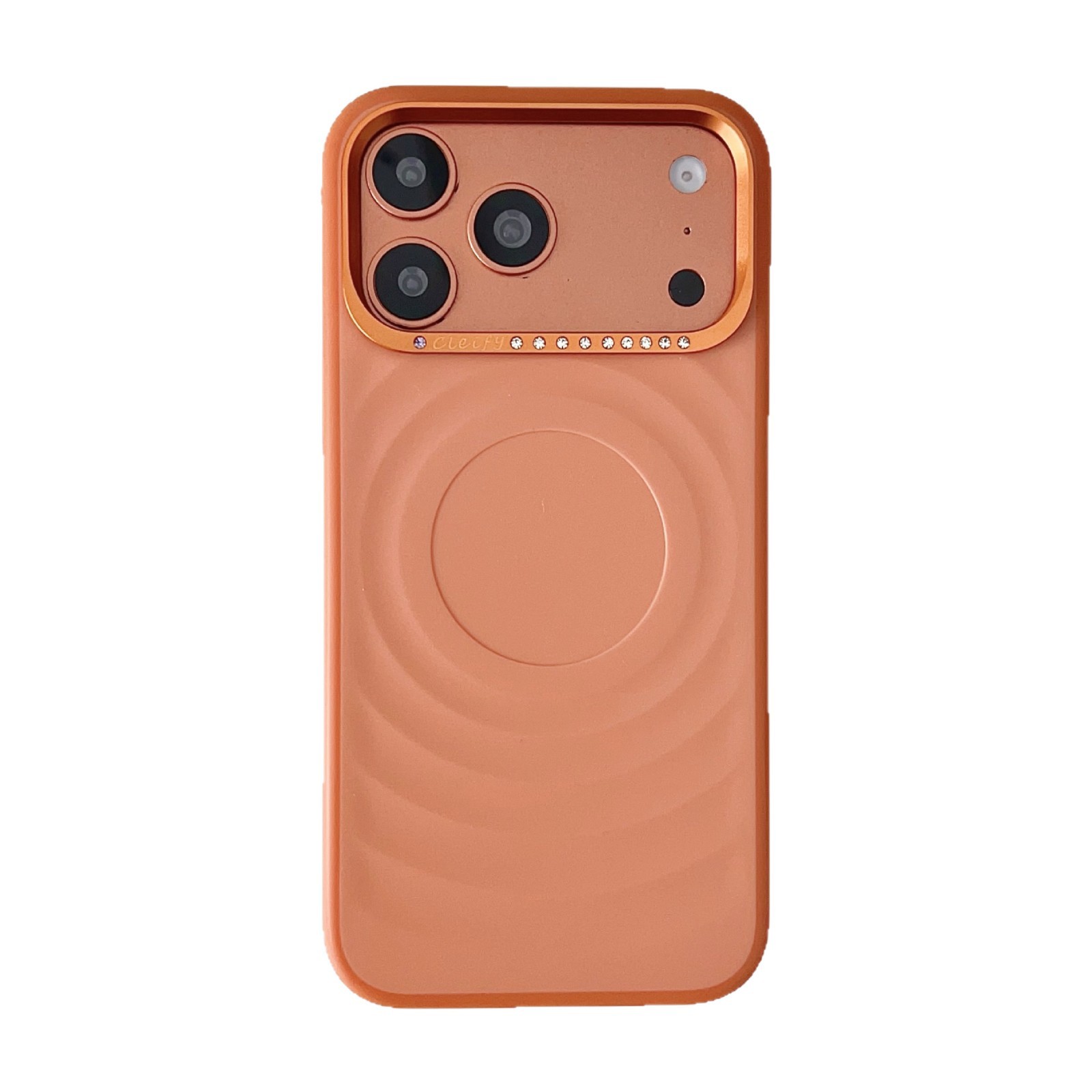 For iPhone 17 Pro Max 3D Ripple Pattern Phone Case Apple 16 Diamond Star Glitter Water Ripple Hard Case 15