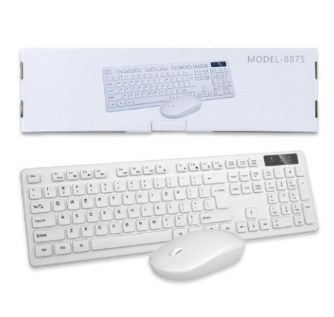TJ-808 Neutral 2.4G Wireless Keyboard Mouse Set Can Be Silk Screen Language Russian Arabic Spanish