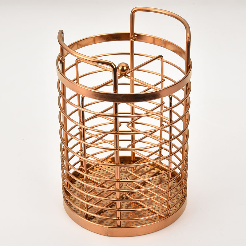 Stainless Steel Chopstick Basket Drain Basket Mesh Basket Kitchen Storage Utensil Rack Home Disinfection Cabinet Chopstick Box