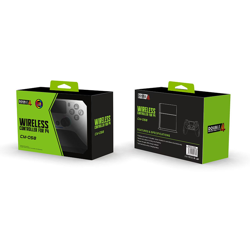 P4 Wireless Controller Analog Six-Axis Vibration with Light P4 Game Controller PC Controller Private Mold