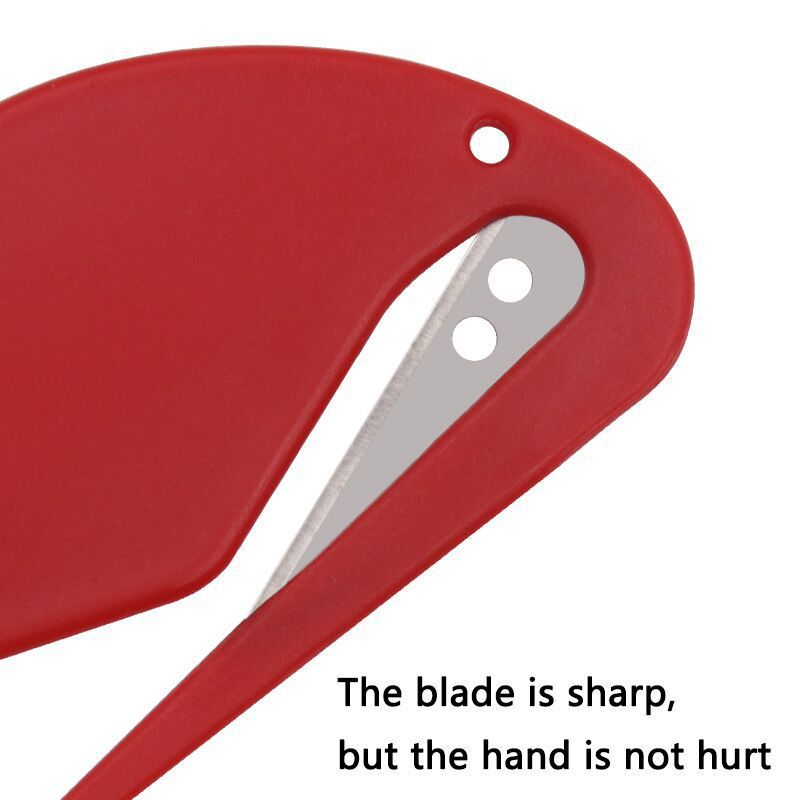 Plastic mini kitchen opener, anti-slip cutter, multifunctional unboxing knife, rope cutter, baking packaging tool