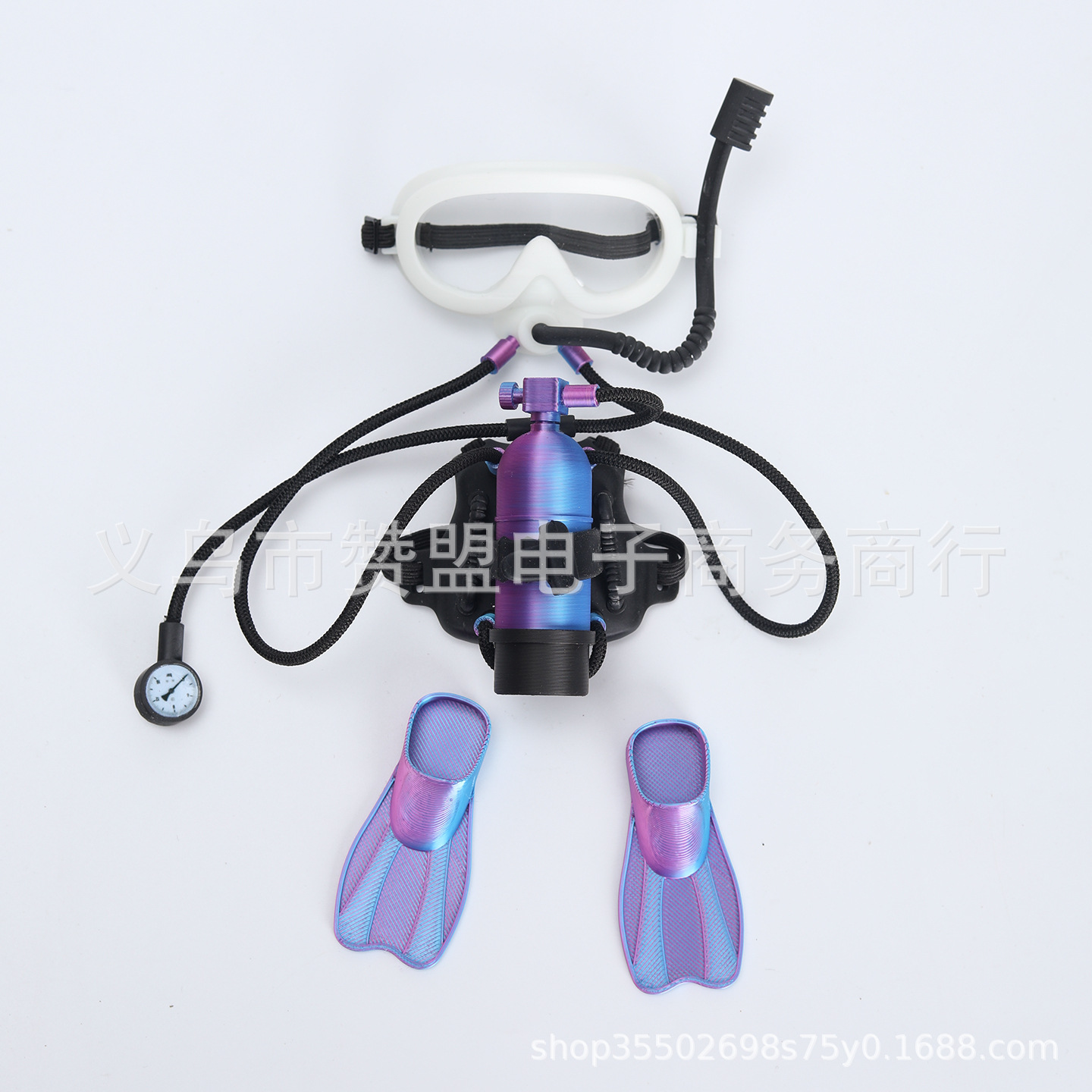 Suitable for Crybaby Vinyl Series Professional Diving Equipment Extreme Sports Scuba Swimming Set