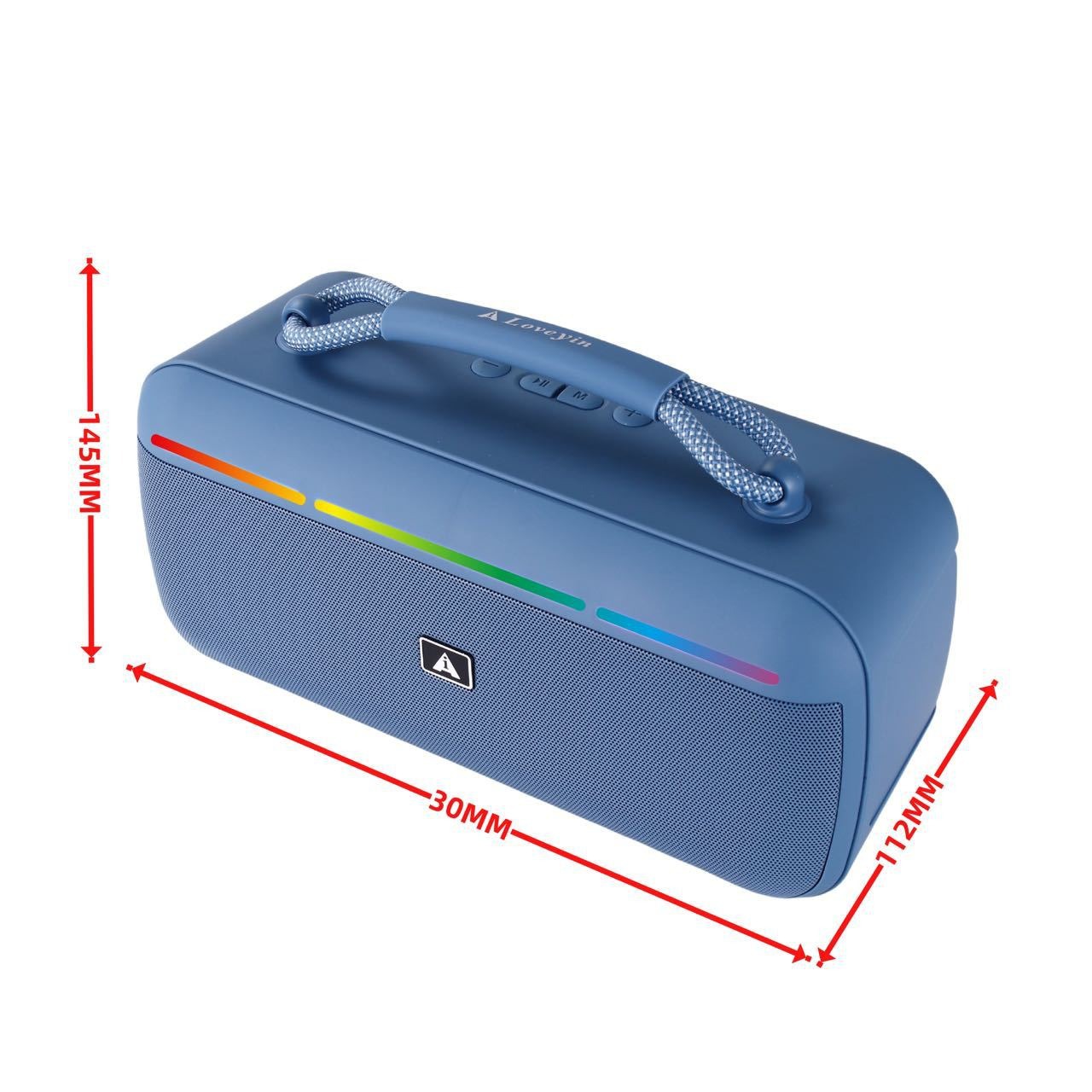 A2 Custom 20W Portable Bluetooth Speaker Outdoor Wireless Boombox Home Gift with Radio Dr. Speaker