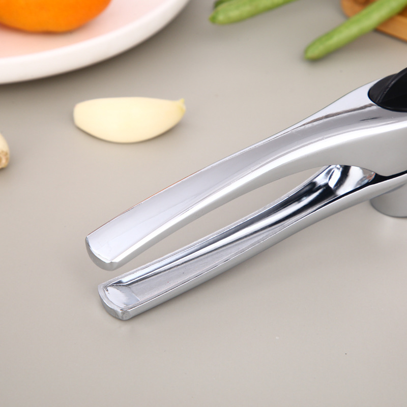 Zinc Alloy Garlic Press Kitchen Manual Garlic Mincer Household Daily Necessities Kitchen Small Tool Gift