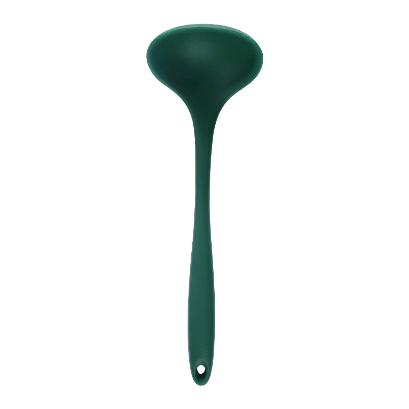 Silicone Kitchen Utensils Soup Spoon Spatula Slotted Spoon Non-stick Pan Kitchenware Food-grade Kitchen Set