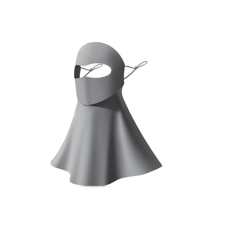 Drinkable Sun Protection Face Mask for Women UV Protection Facekini 6 New Neck Integrated Ice Silk Mask