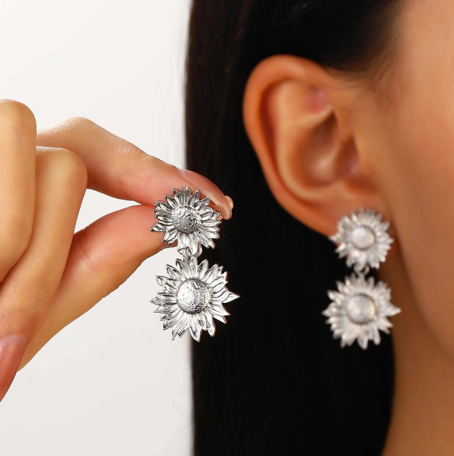 Earrings Smooth Surface Ear Stud Ear Cuff Simple Earrings