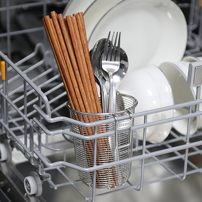304 stainless steel chopstick holder, chopstick basket, draining rack, kitchen storage rack, dedicated dishwasher drying storage basket