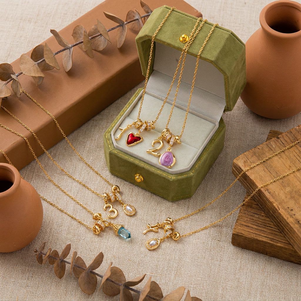 Independent station锁骨链 simple multi-pendant series elements stainless steel necklace copper