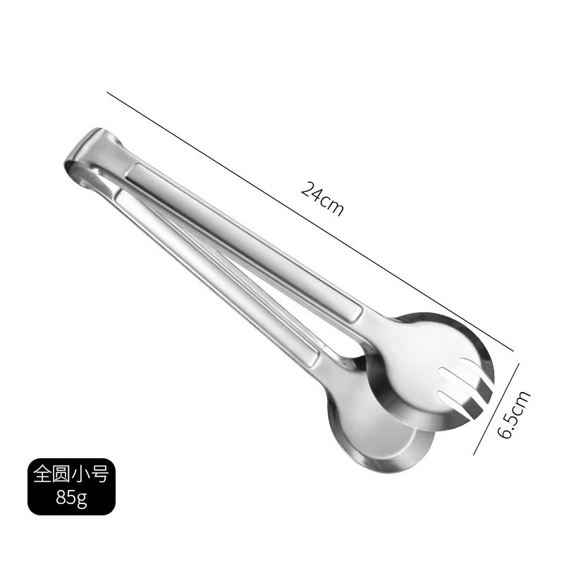304 stainless steel half-round clip, restaurant towel clip, full-round food clip, kitchen steak barbecue food clip tool