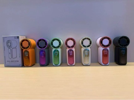 x688 High Speed Mini Handheld Fan USB Charging Long Battery Life Turbo Violent Portable Outdoor Small Fan