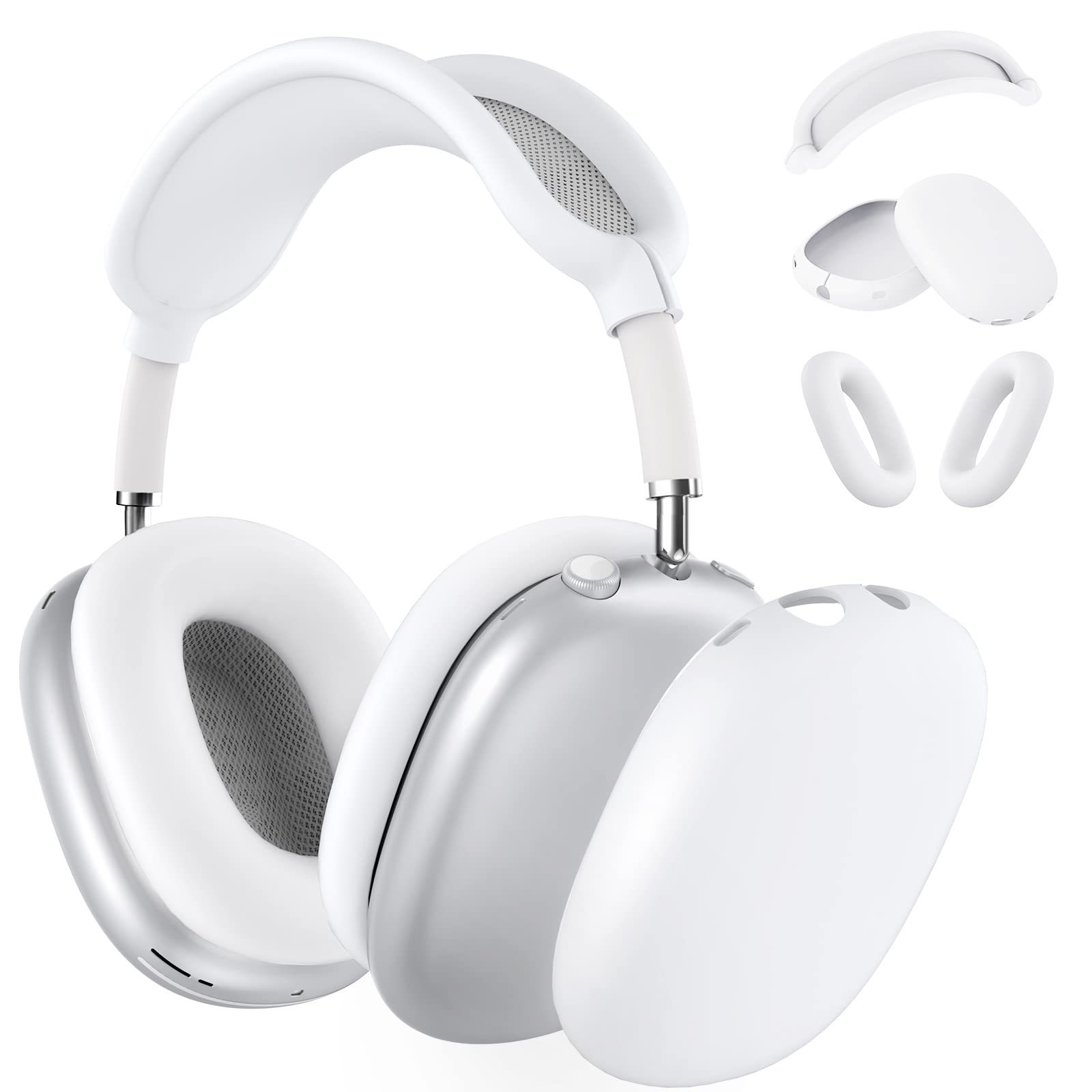 白色三件套（外壳+耳帽+头梁） · AirPods Max