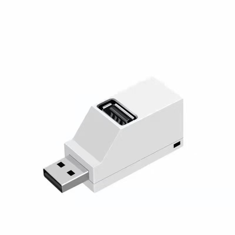 Mini Plug-in Portable Multi-Interface Hub Splitter USB3.0 High-Speed Hub Car 1-to-3 Expansion Port