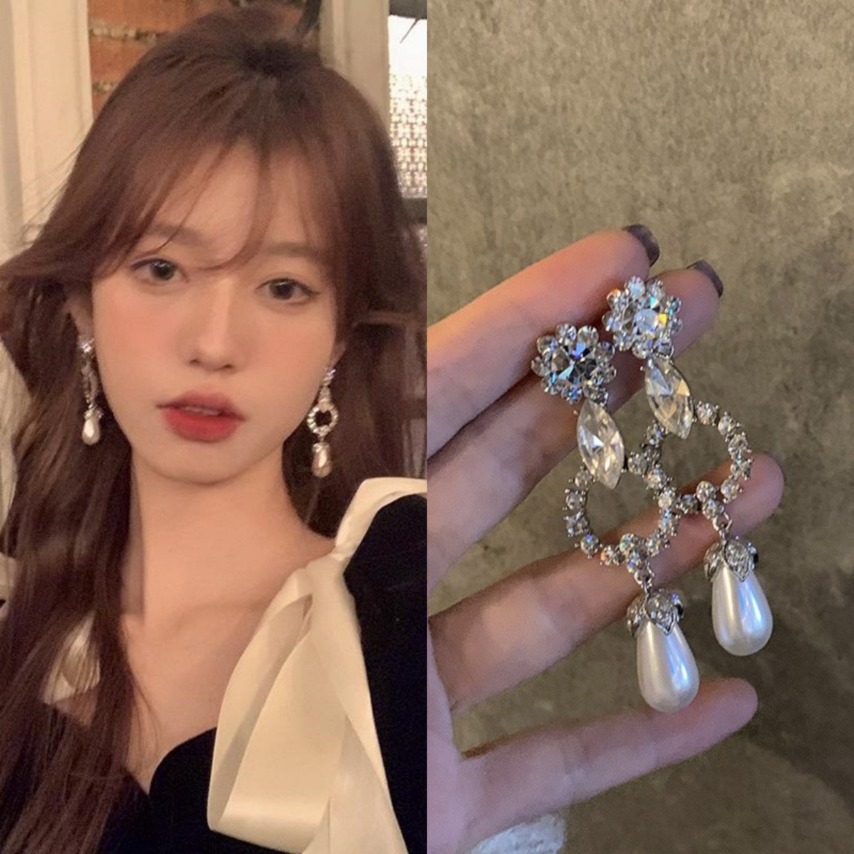 Rich Girl~ Gold Long Tassel Wheat Earrings Women Stud Earrings Unique Exaggerated Ear Accessories