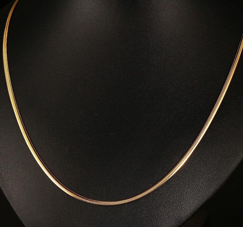 非扁3mm金色50cm