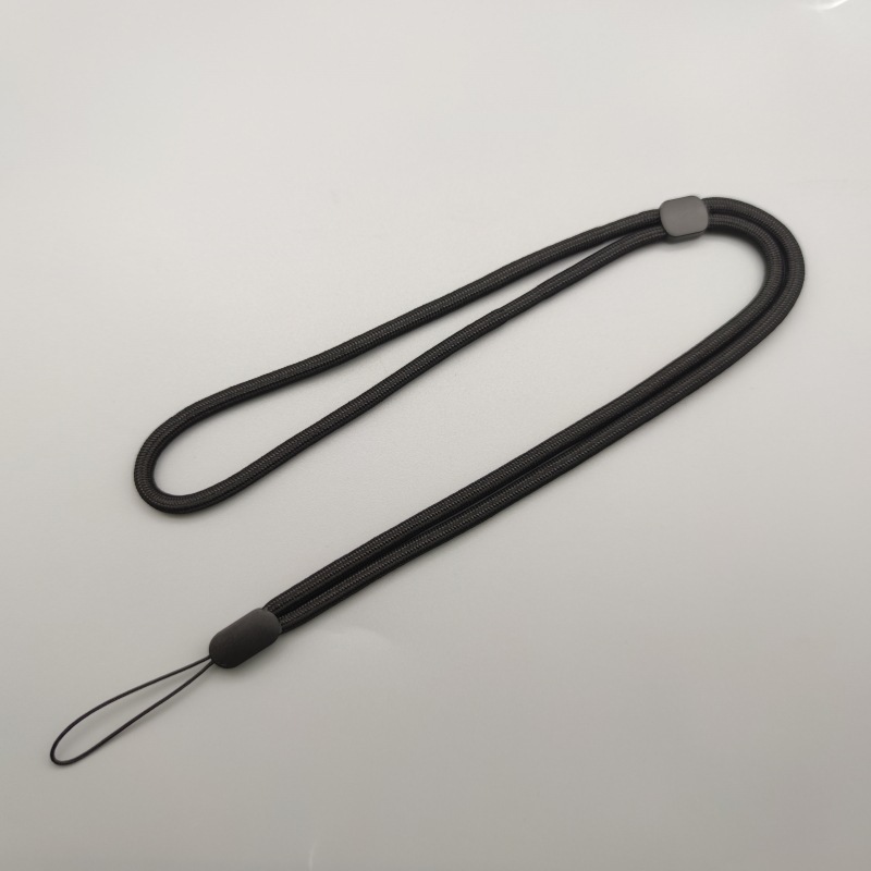 Adjustable Phone Lanyard USB Drive Short Lanyard Walkie Talkie Camera Bluetooth Speaker Key Anti-loss Thickened Wrist Strap