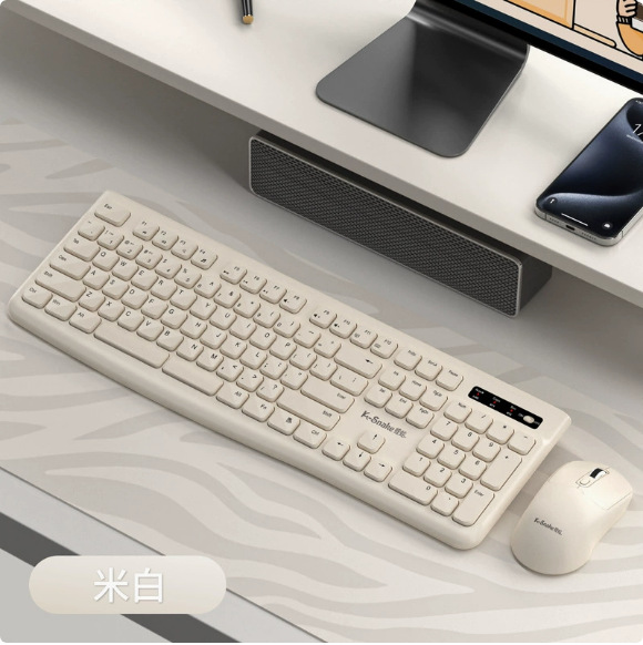 WK900 Wireless Keyboard Mouse Set Keyboard Mouse 2.4G Bluetooth Office Kit Dual Mode Dual Color Dual Spacebar Key
