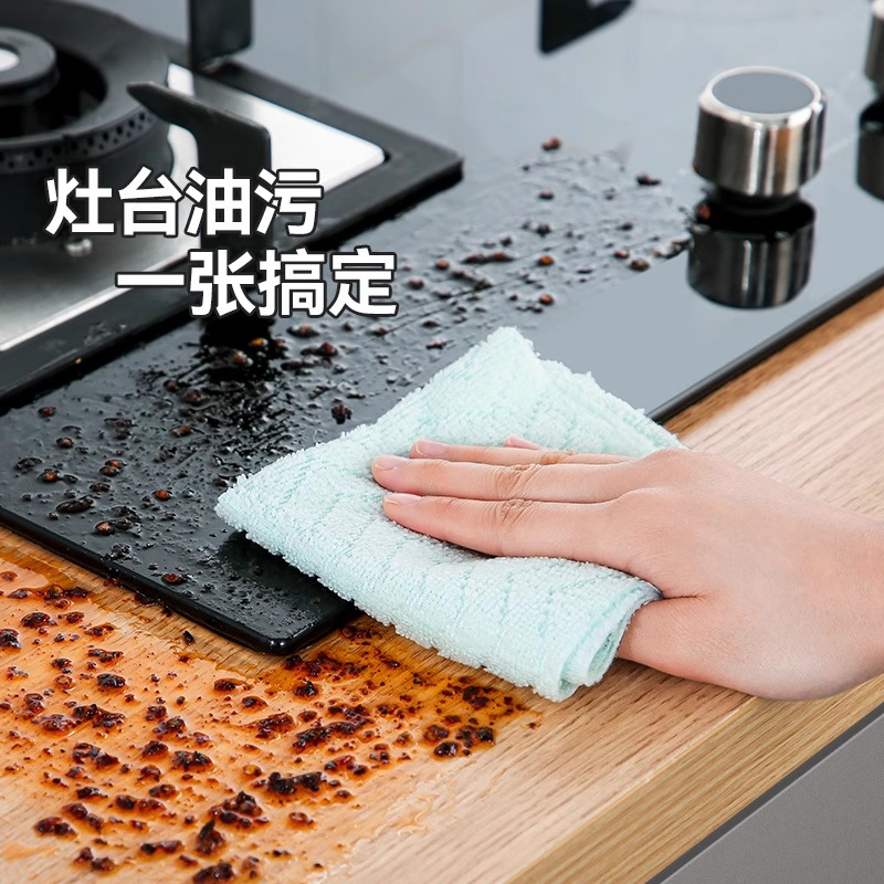 Tear-off weekly disposable cloth for kitchen, lazy thickened water-absorbing pot wiping towel, hand-tear disposable dishcloth