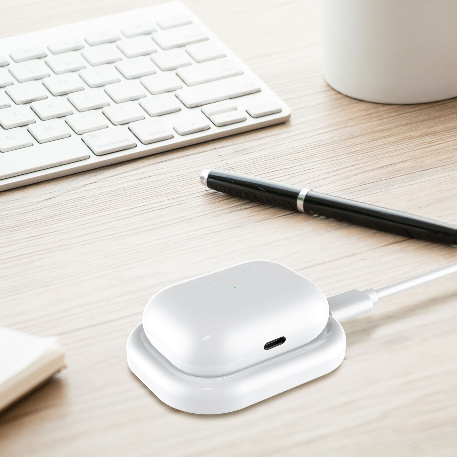 Apple Bluetooth headset wireless charger for AirPods wireless charger 2nd 3rd generation phone available