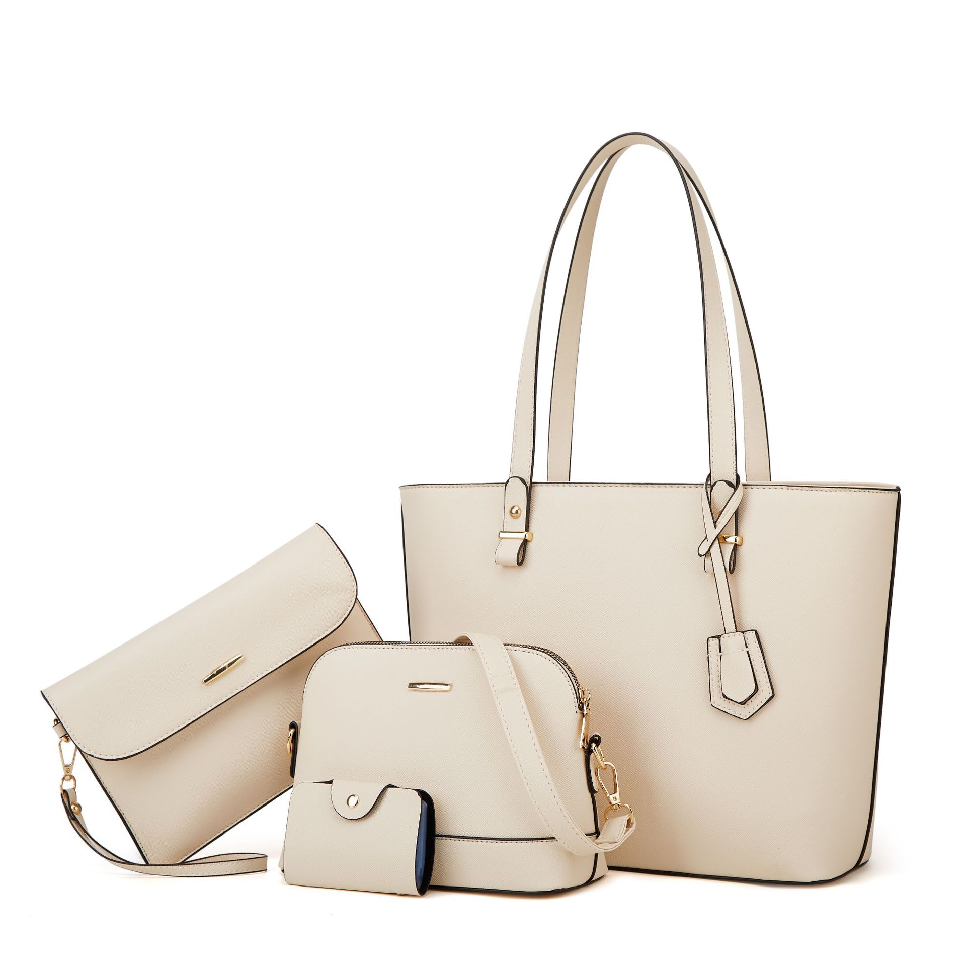 Women's bag celebrity shoulder handbag 2026 new large capacity crossbody four-piece set mother-child bag