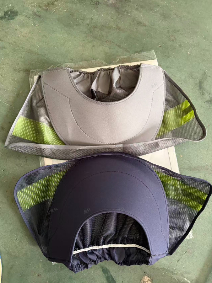 Summer Sun Protection Hat Reflective Safety Helmet Sunshade Net Reflective Hat Cover Construction Site Hat