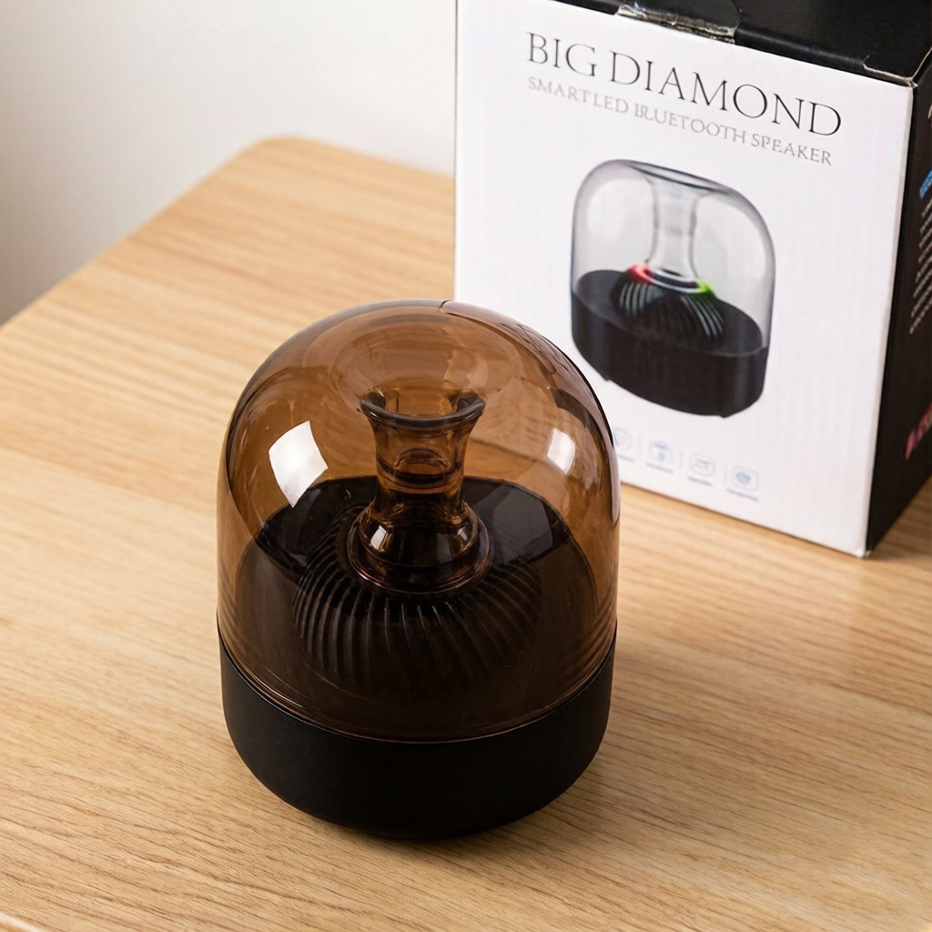 Colorful Glaze Light Bluetooth Speaker Computer Card Mini Gift Huaqiangbei Small Harman Speaker