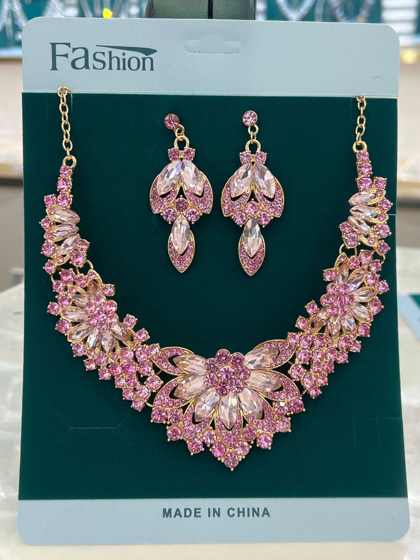 Luxury Jewelry Set Alloy Banquet Accessories Flower Bride Wedding Jewelry for Women