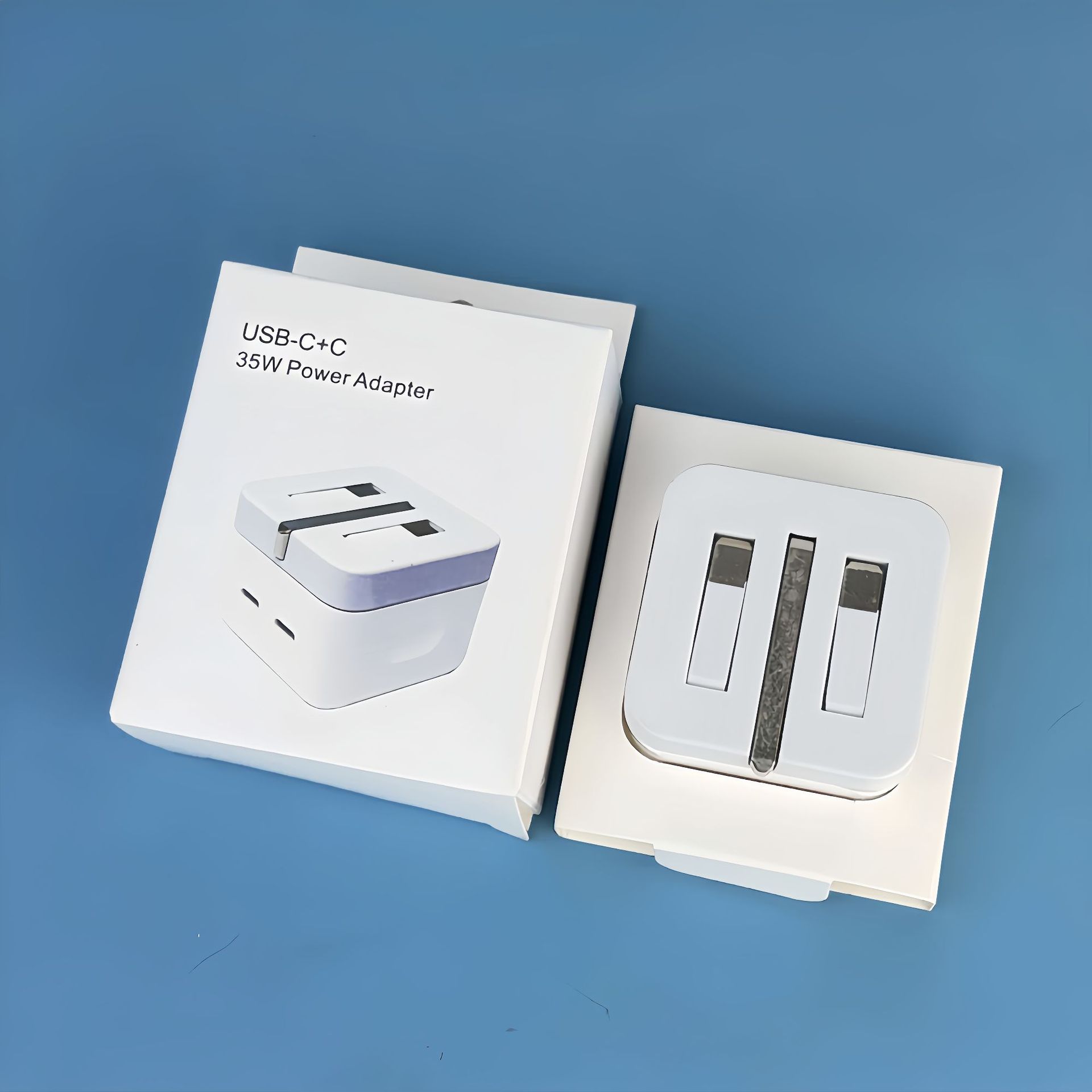 Applicable Apple Charger Original US EU UK Standard PD35W Apple Charging Head Dual C 40W 50W Phone Fast Charging Head