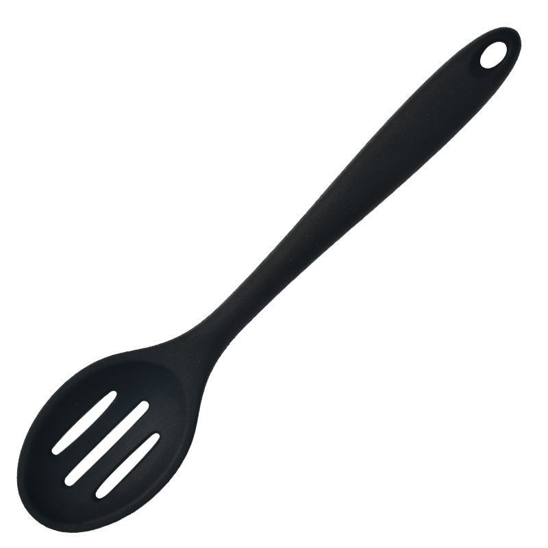 Full Wrap Silicone Soup Spoon Kitchen Cooking Utensil Spoon Children Baby Food Spoon Salad Self-Heating Pack