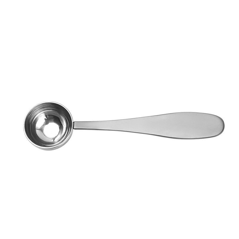 304 Stainless Steel Coffee Bean Spoon Kitchen High Precision Commercial Measuring Spoon Long Handle Salt Milk Powder Seasoning Spoon