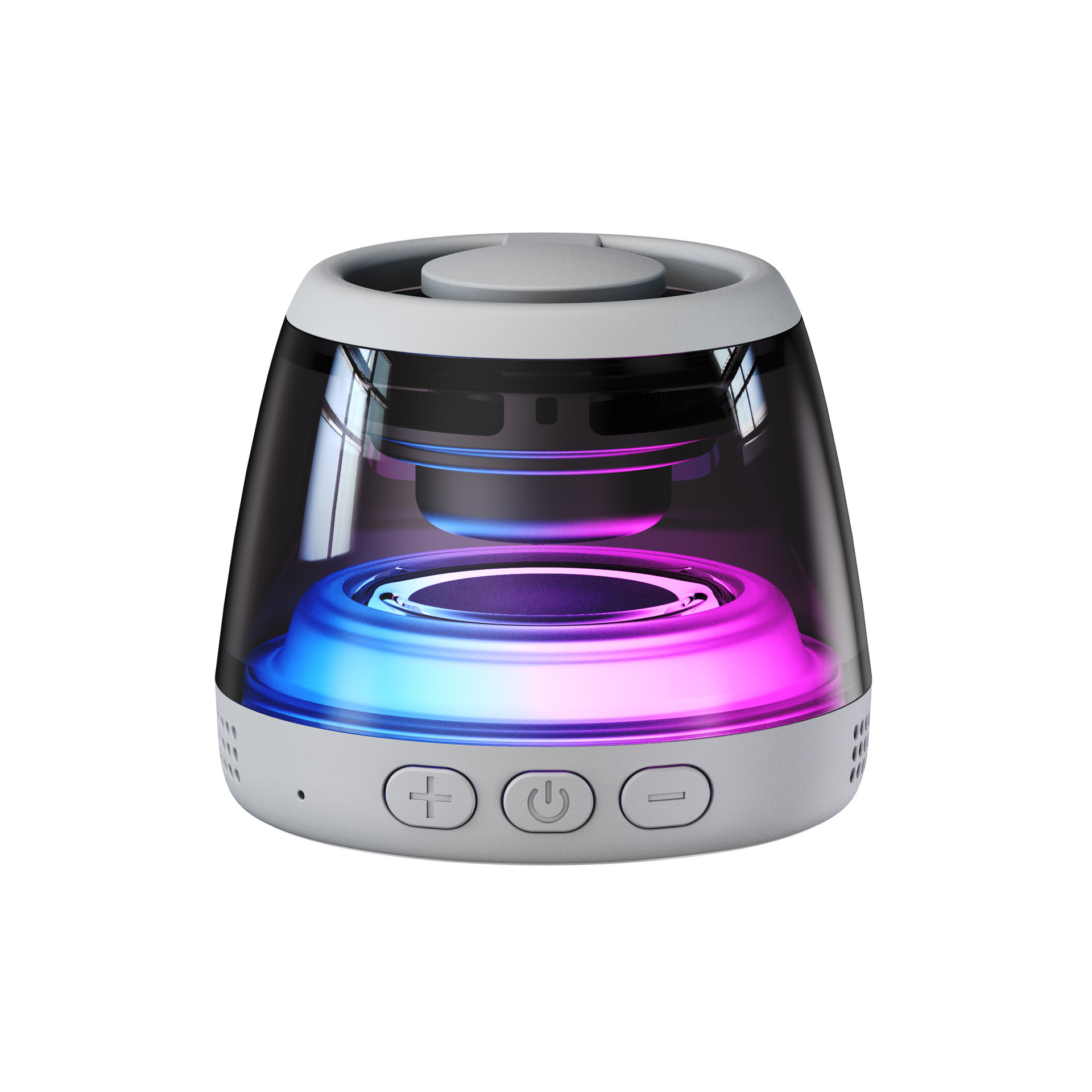 Magnetic Bluetooth speaker wireless outdoor plug-in card colorful magnetic small audio 6.0 Bluetooth small speaker
