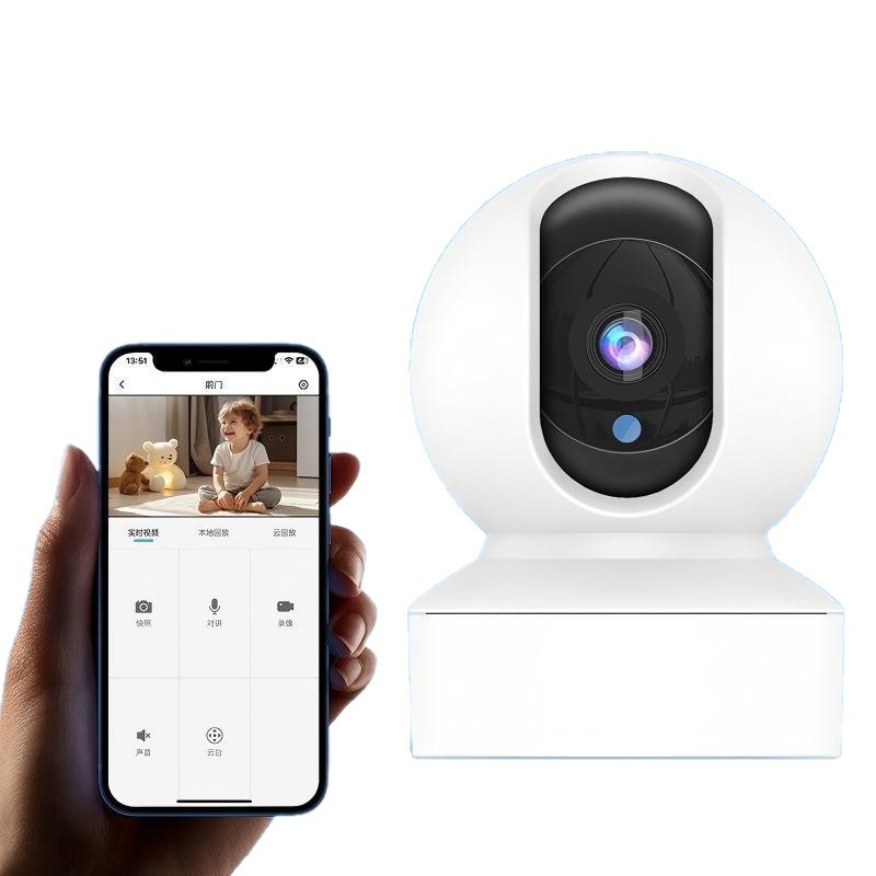【LGD】Surveillance Camera Indoor 360° Monitor WiFi Connection Cloud Storage