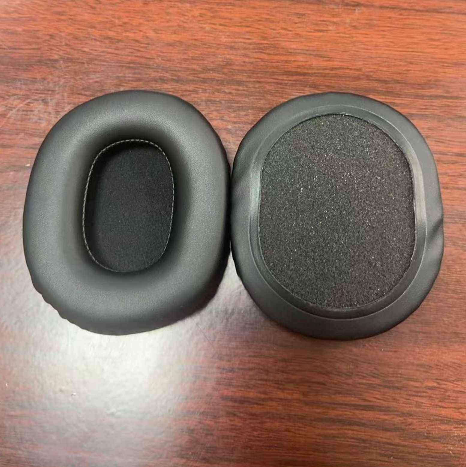 Oval universal headphone earpads 90*70 95*75 100*80 105*85 110*90mm protein leather ear cushions