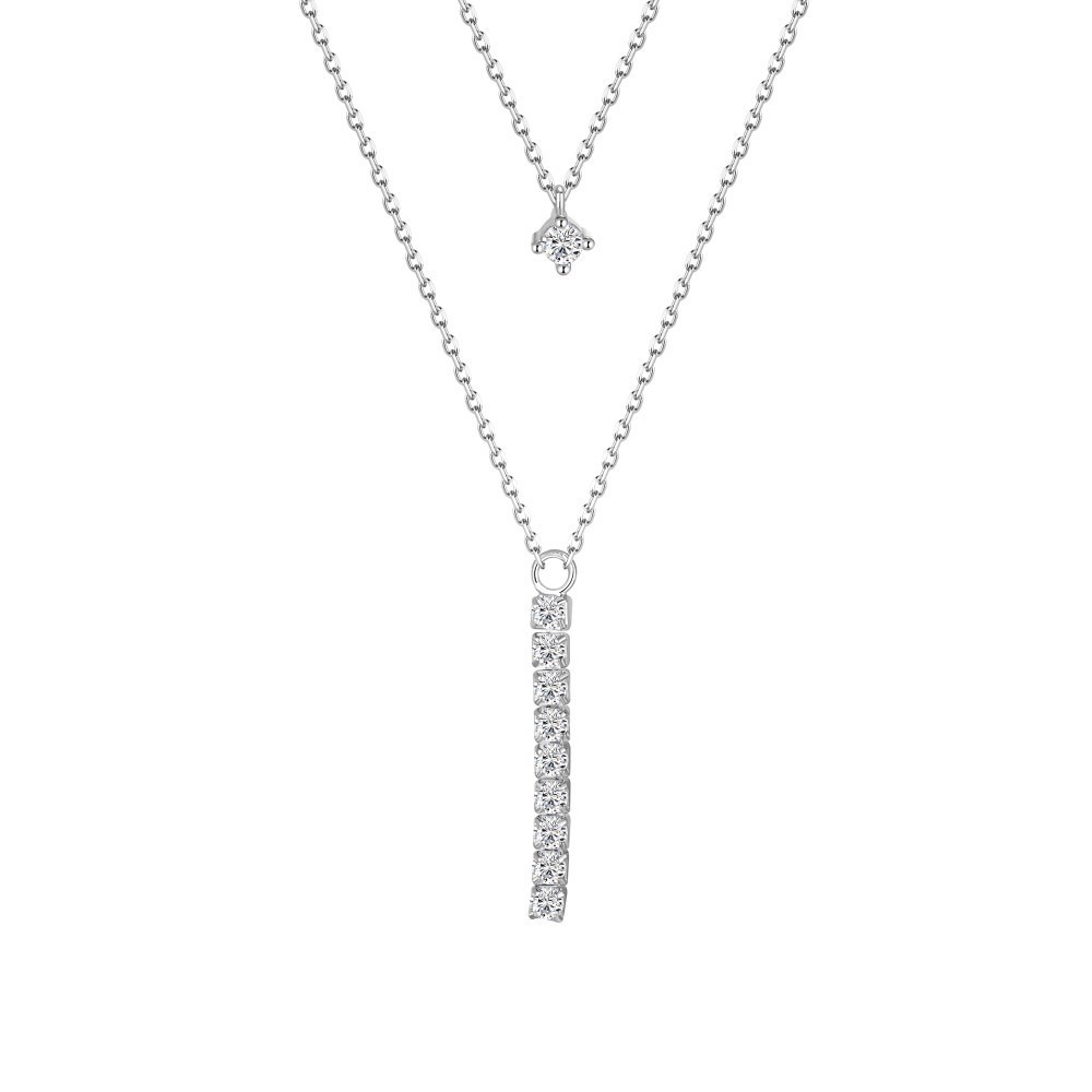 Live S925 sterling silver necklace bracelet earrings ring for women, four-leaf clover lucky bead design exquisite women's jewelry