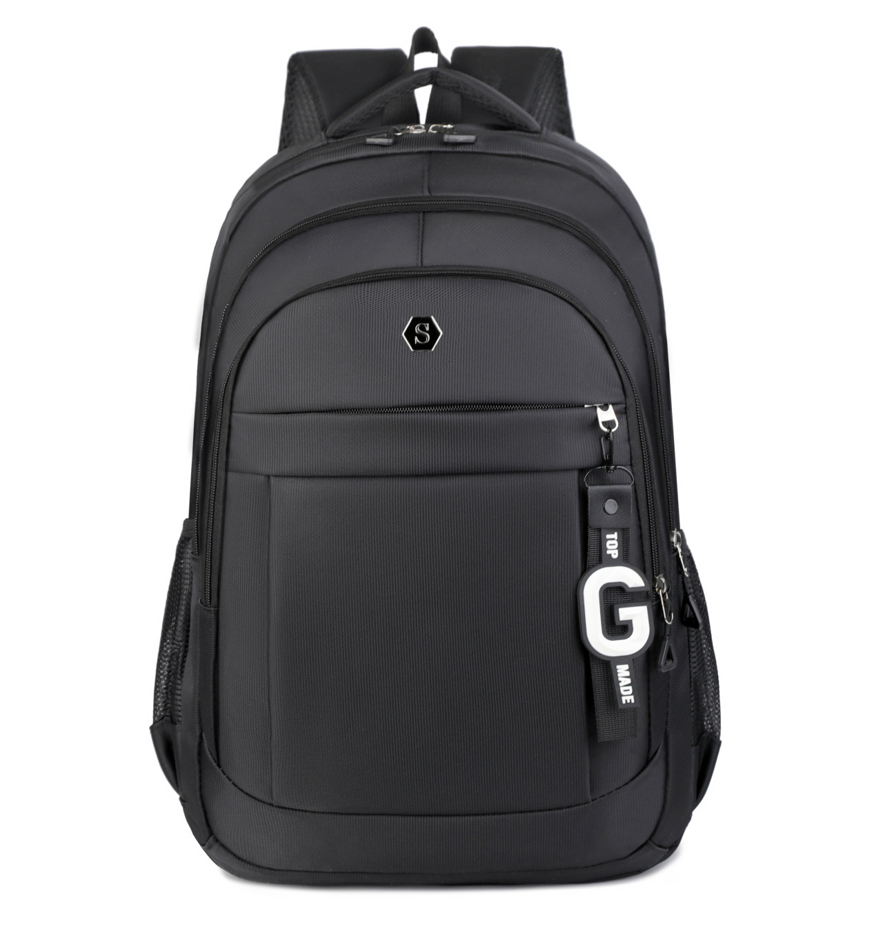 Backpack men women junior high school high school college student Oxford cloth schoolbag large capacity Europe business trip travel backpack