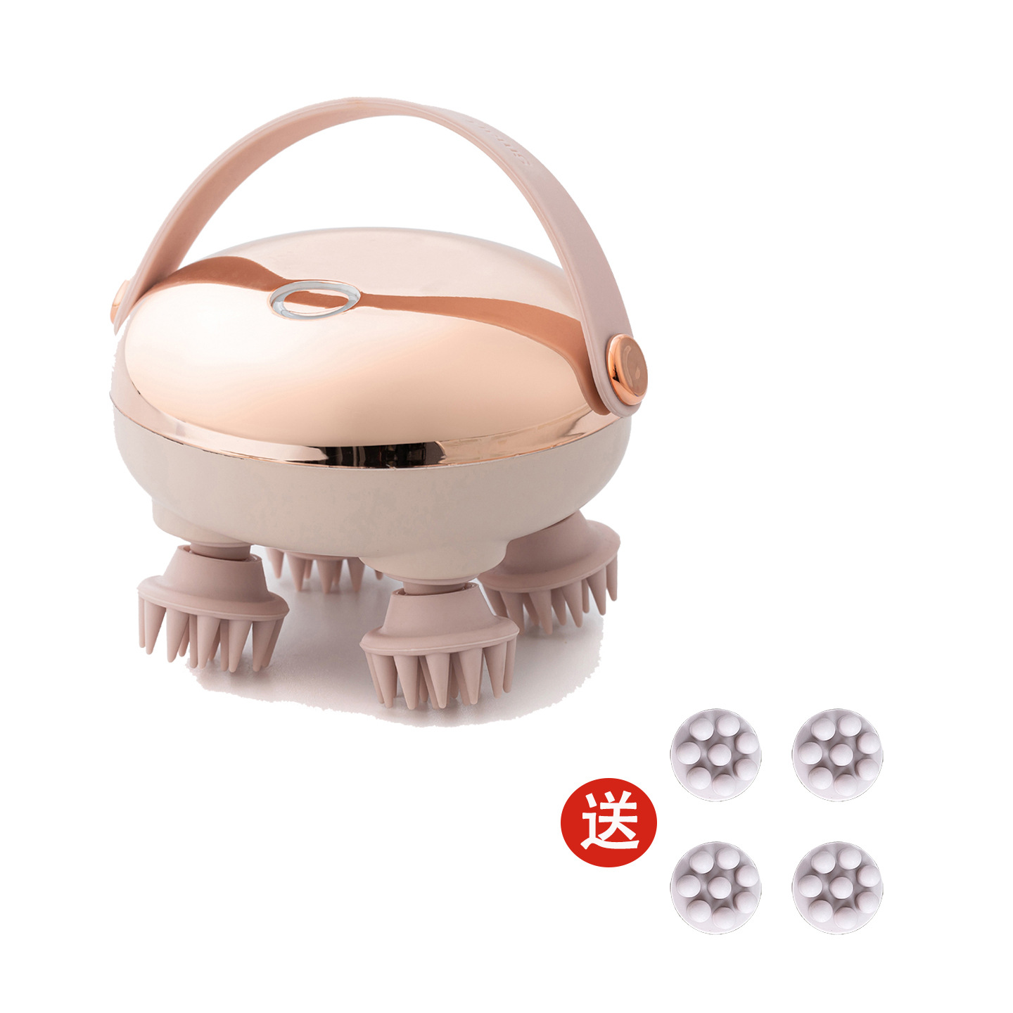 Special Head Massager Stress Relief Acupoint Scalp Meridian Red Light Massager Portable Pet Massager