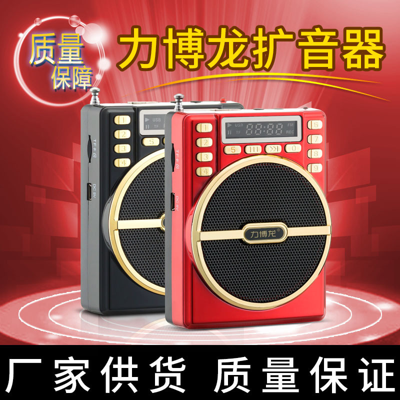 2021 New Bluetooth Recording Amplifier Teaching Teacher Dedicated Tour Guide High-Power Horn Amplifier Deletable