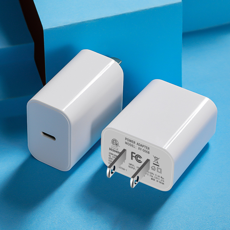 US standard ETL certified PD20W fast charging, suitable for Apple 17 Samsung Huawei multi-protocol phone charger head