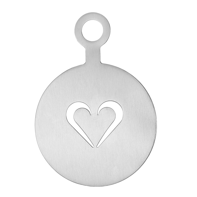 Coffee latte art stencil mold, stainless steel fancy coffee piping mold, milk foam stencil, spray powder stencil