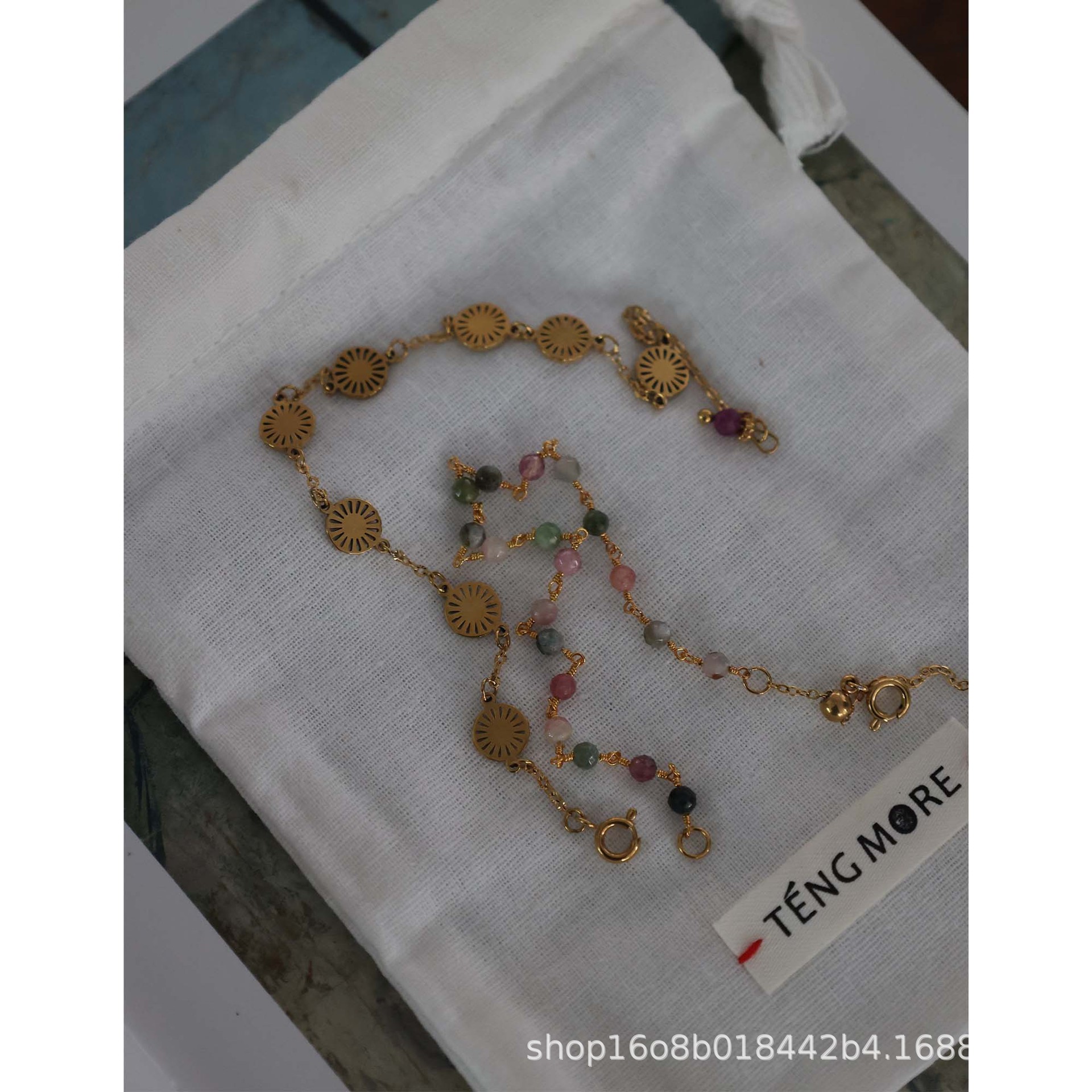 301 Handmade Little Daisy Chain Bracelet Bracelet Exquisite Weight Many Match Bohemian Style y4-14