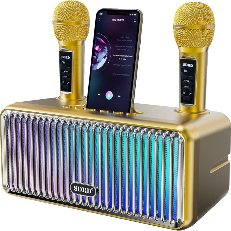 SD319PRO Home TV KTV Bluetooth Speaker Microphone All-in-One Children's Microphone Speaker Outdoor Karaoke Machine