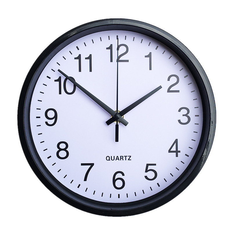 8-Inch Quartz Silent Wall Clock Kangbas Movement Simple Round Living Room Colorful Clock