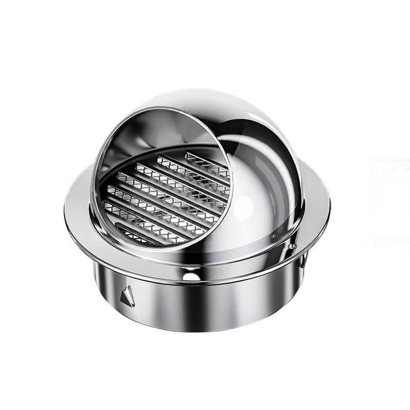 304 stainless steel hood exhaust hood rain cap ventilation outdoor air outlet ventilation range hood engineering PVC