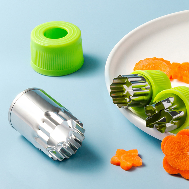 Stainless Steel Cookie Press Mold Vegetable Fruit Press Mold Baby Food Butterfly Noodle Mold Fruit Vegetable Cutter Mold