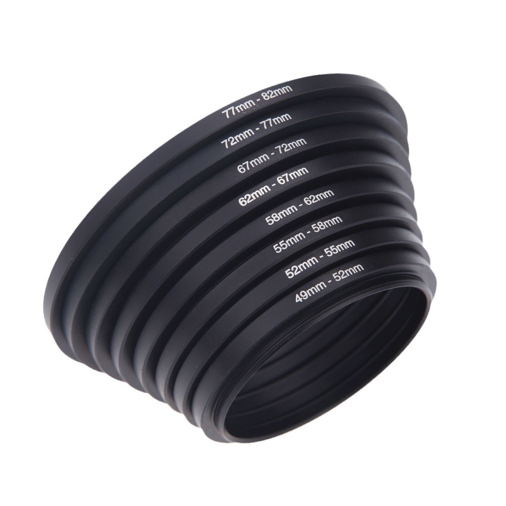 SLR camera accessory UV filter adapter ring 37-52-55-58-62-67-72-77-82mm step-up ring