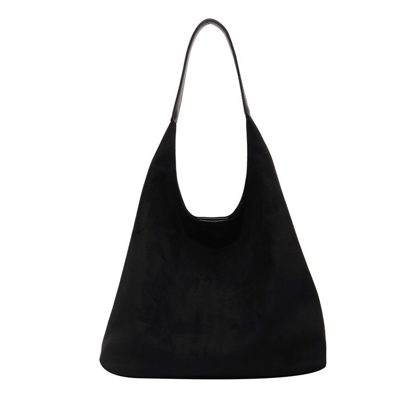Mother-child bag leisure class large capacity shoulder bag deerskin velvet tote women's bag underarm bag custom logo