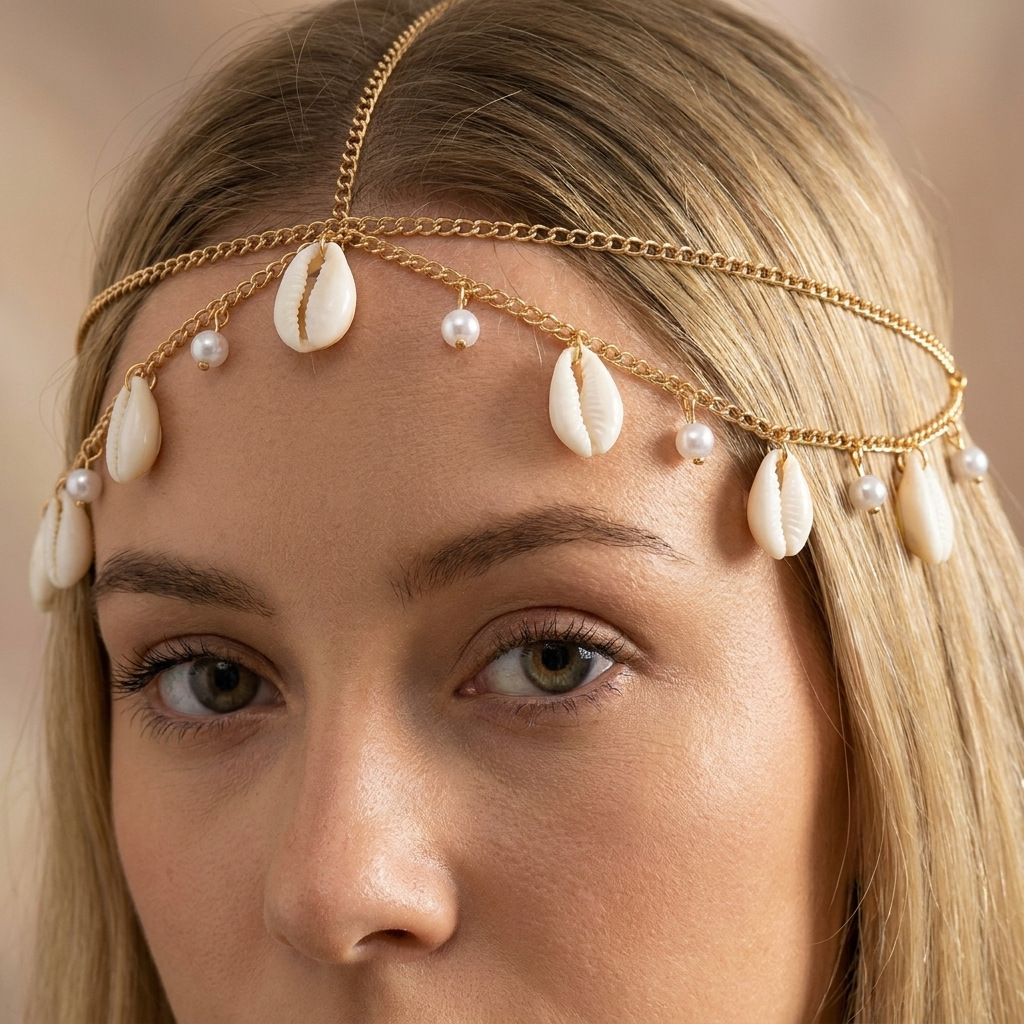 Exotic Rhinestone Chain Headband Headpiece Bride Hairband Accessories