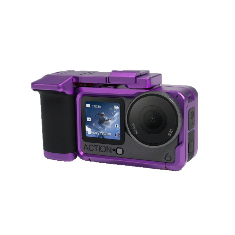 Wilson DJI Action 6 Action Camera Quick Release Street Photography Kit Aluminum Alloy Portable Cage Digital Accessories
