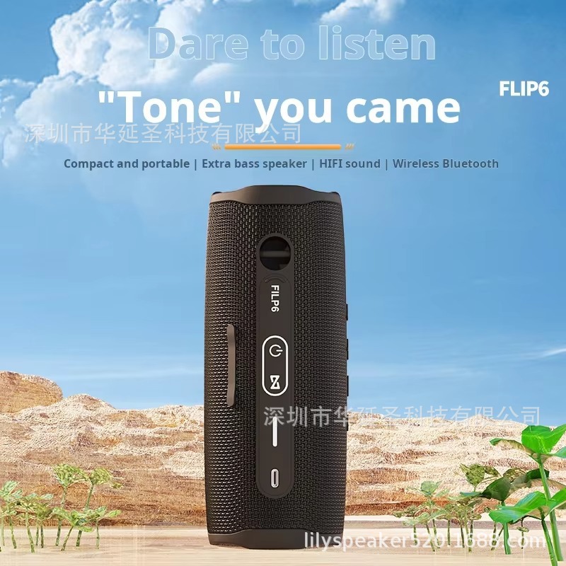 High Quality Flip6 Speaker Waterproof Outdoor Portable Handy
