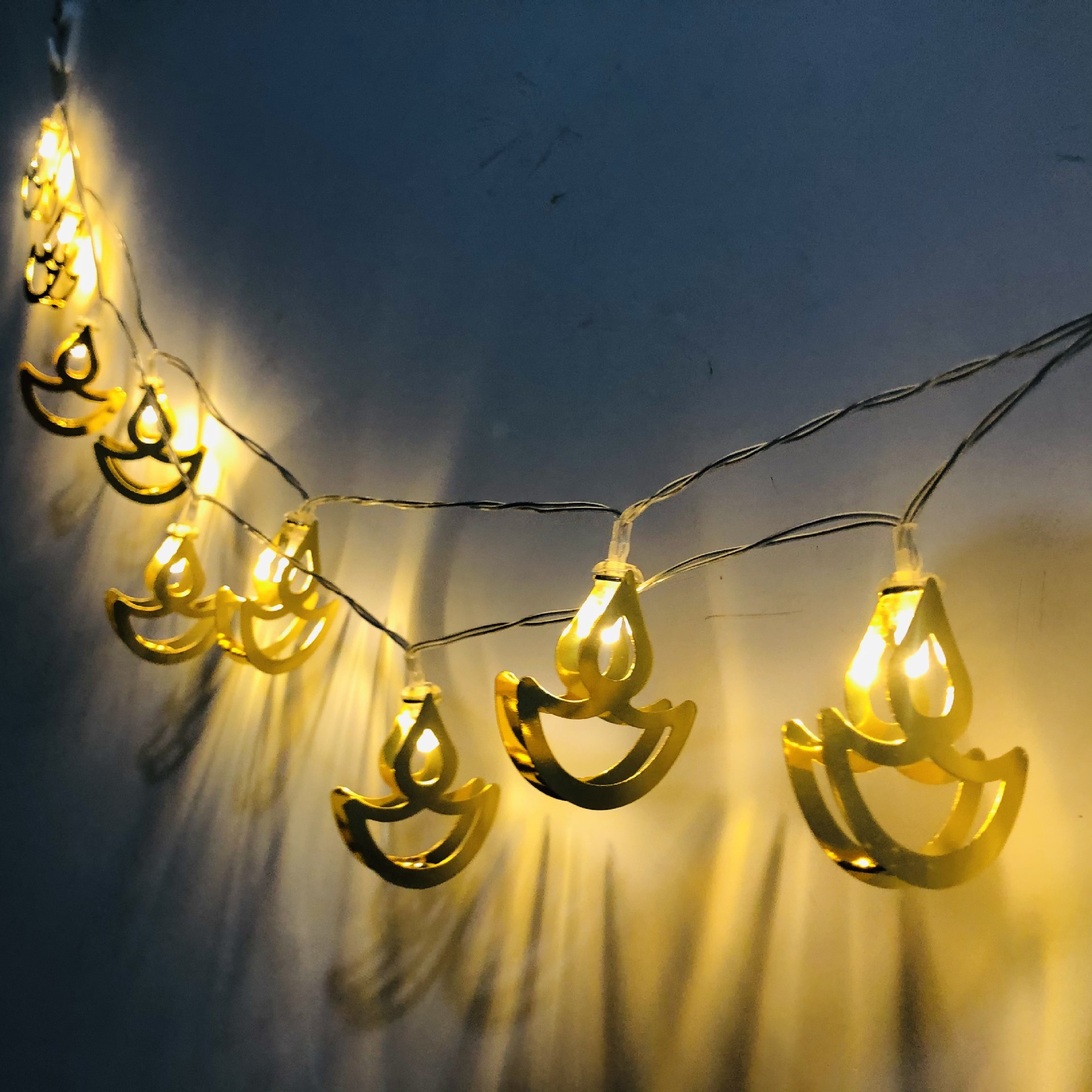 New Indian Diwali Light String LED Festival of Lights Decorative Light String Om Symbol Diwali